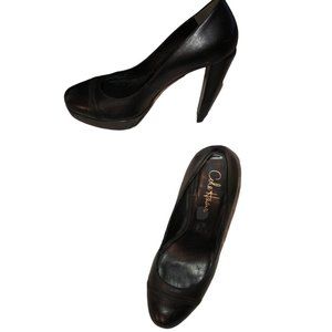 cole haan nike air black leather career pumps shoes 8